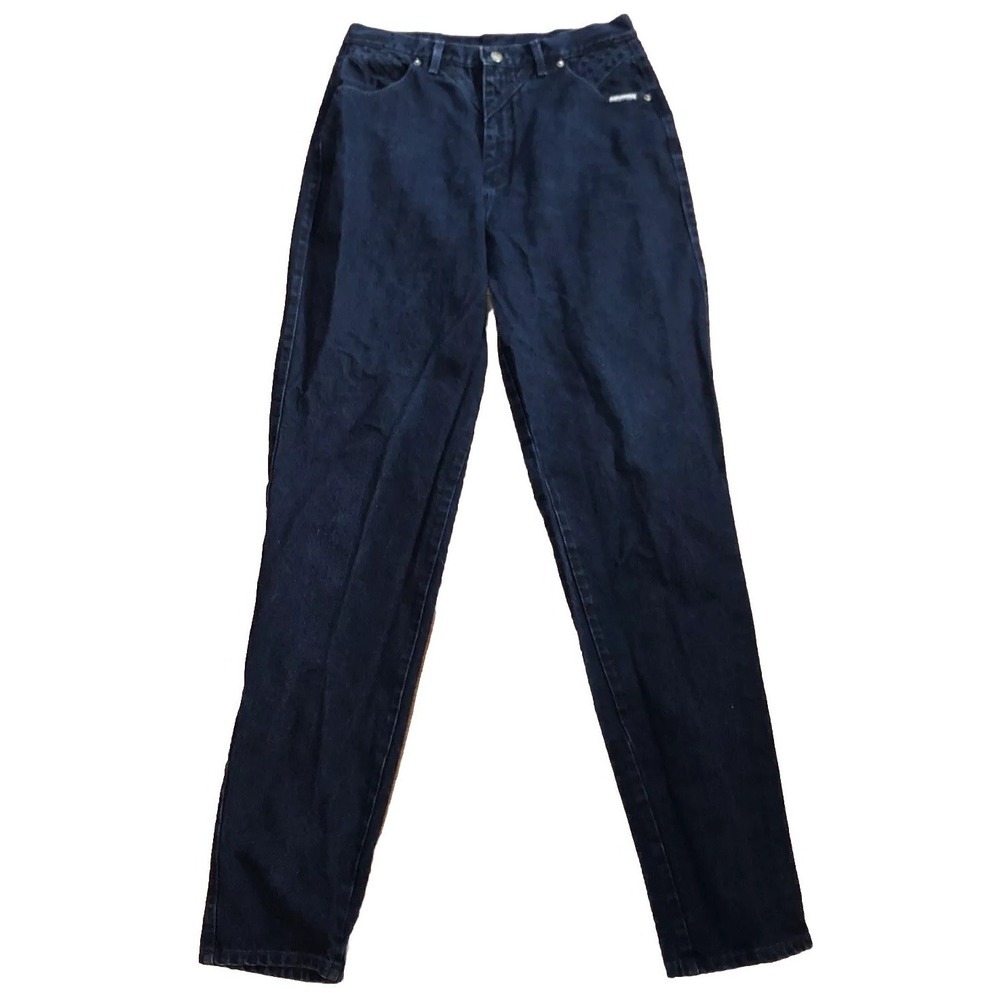 RoughRider Western‎ Cowgirl High Waist Blue Denim Jeans 38/18 36" Straight